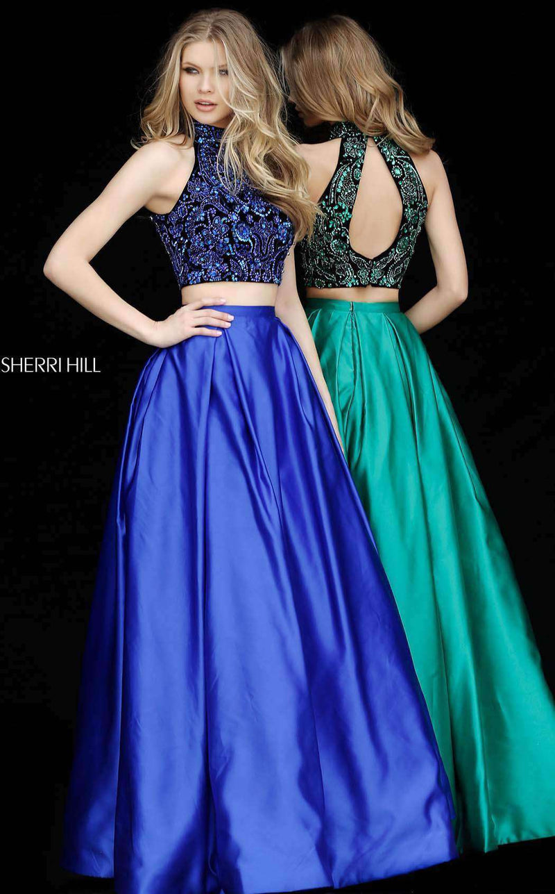 Sherri Hill 51381 Black/Red