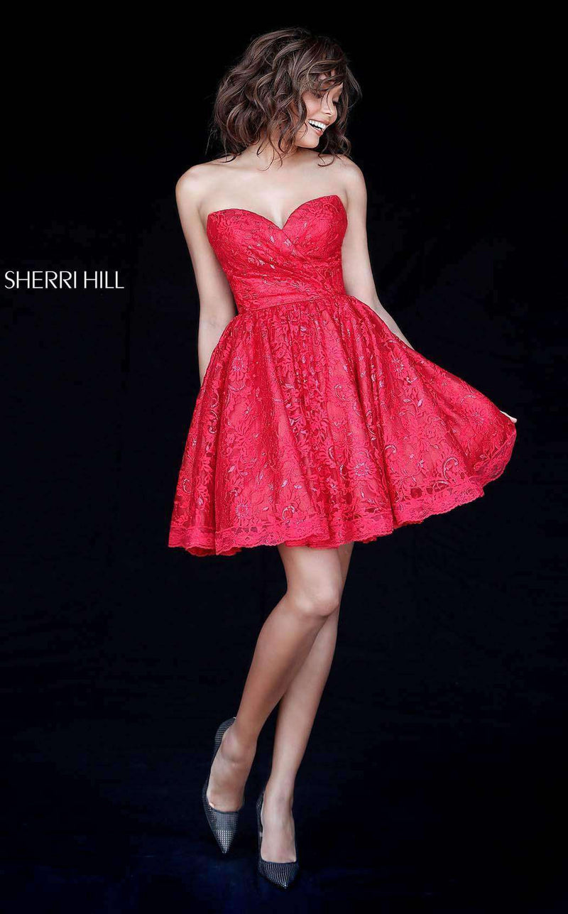 Sherri Hill 51387 Red  Red