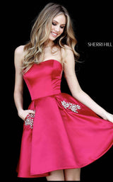 Sherri Hill 51390 Berry  Red