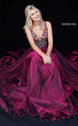 Sherri Hill 51391 Magenta/Multi