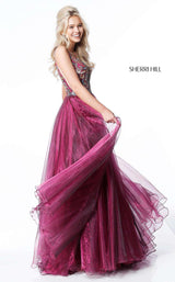 Sherri Hill 51391 Magenta/Multi