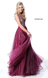 Sherri Hill 51391 Magenta/Multi