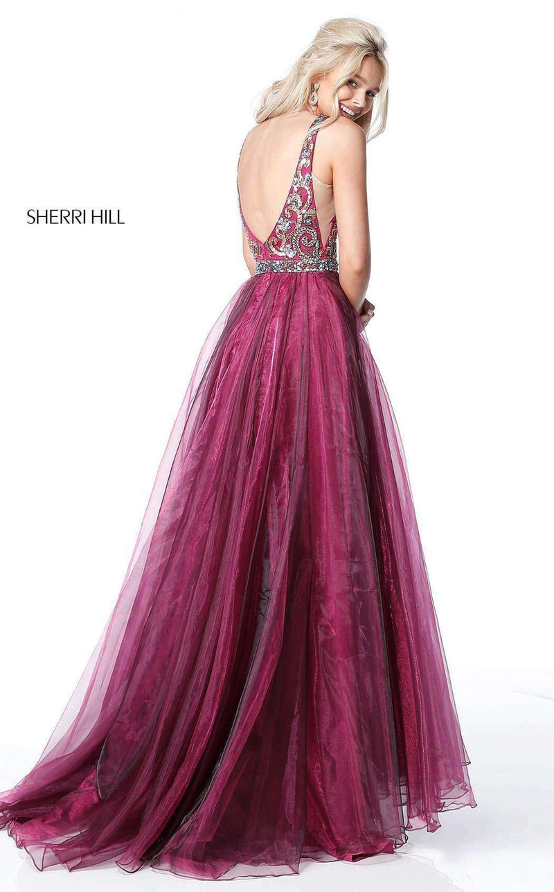 Sherri Hill 51391 Magenta/Multi