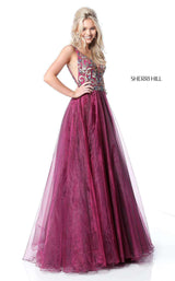Sherri Hill 51391 Magenta/Multi