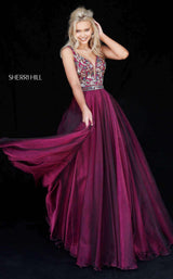 Sherri Hill 51391 Magenta/Multi