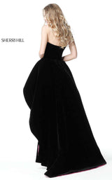Sherri Hill 51418 Black/Fuchsia