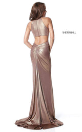 Sherri Hill 51428 Coffee/Gold