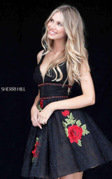 Sherri Hill 51464 Black/Red