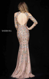 Sherri Hill 51486 Dark Nude/Multi