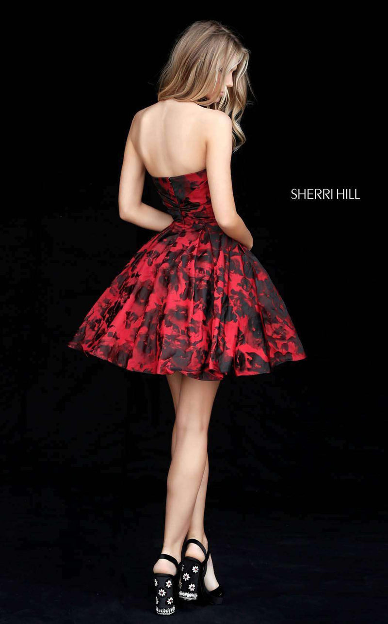 Sherri Hill 51502 Red/Black