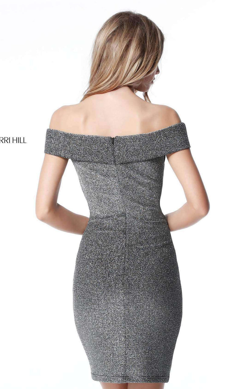 Sherri Hill 51530 Gun Metal