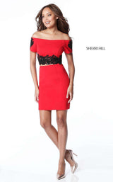 Sherri Hill 51537 Red/Black