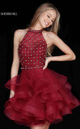 Sherri Hill 51559 Burgundy