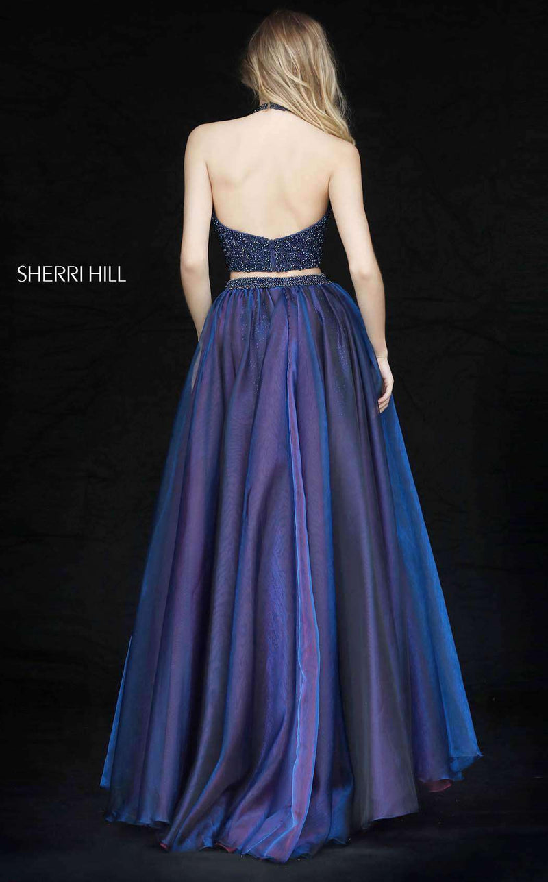 Sherri Hill 51237 Navy/Magenta