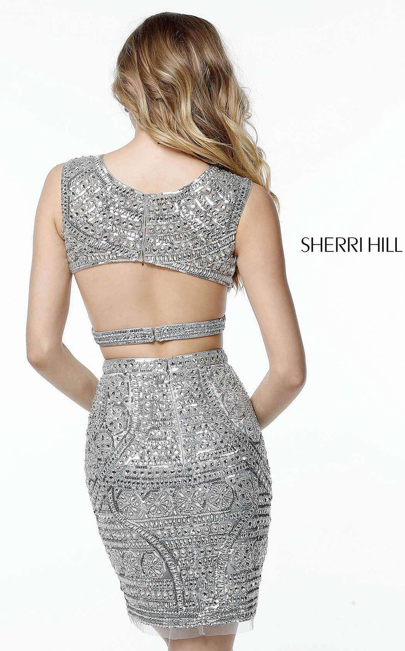 Sherri Hill 51281 Silver/Silver