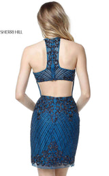 Sherri Hill 51283 Turquoise Navy