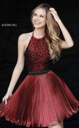Sherri Hill 51303 Wine-Black