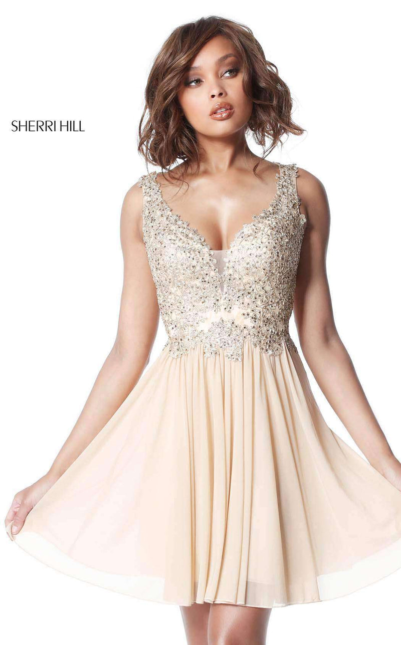 Sherri Hill 51312 Gold