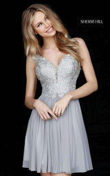 Sherri Hill 51312 Silver