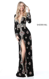 Sherri Hill 51348 Black Multi