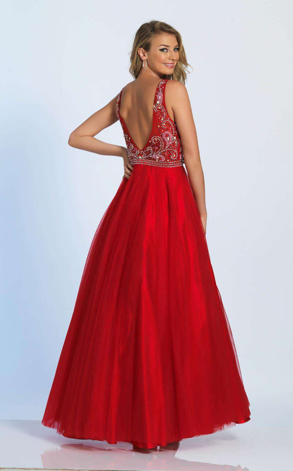 Dave and Johnny A4868 Red