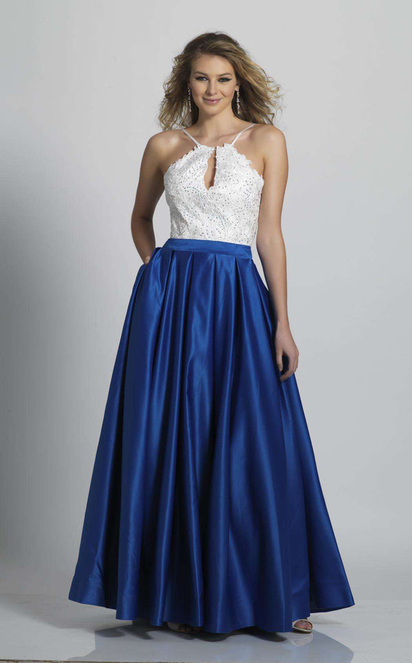 Dave and Johnny A5346 Ivory/Blue