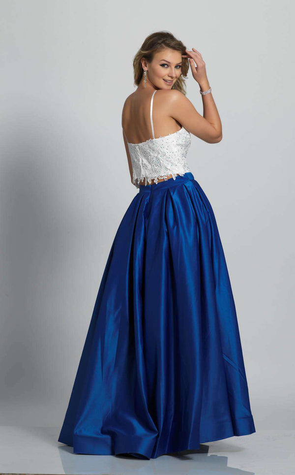 Dave and Johnny A5346 Ivory/Blue