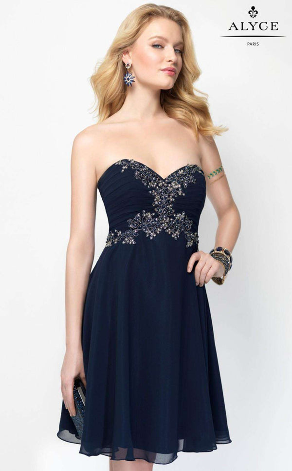 Alyce 1132 Navy/Gold