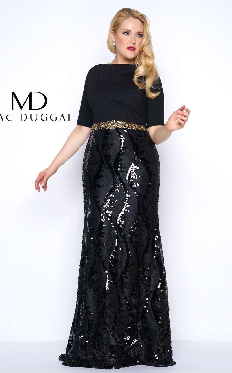 Mac Duggal 77118F Black