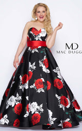 Mac Duggal 77192F Rose