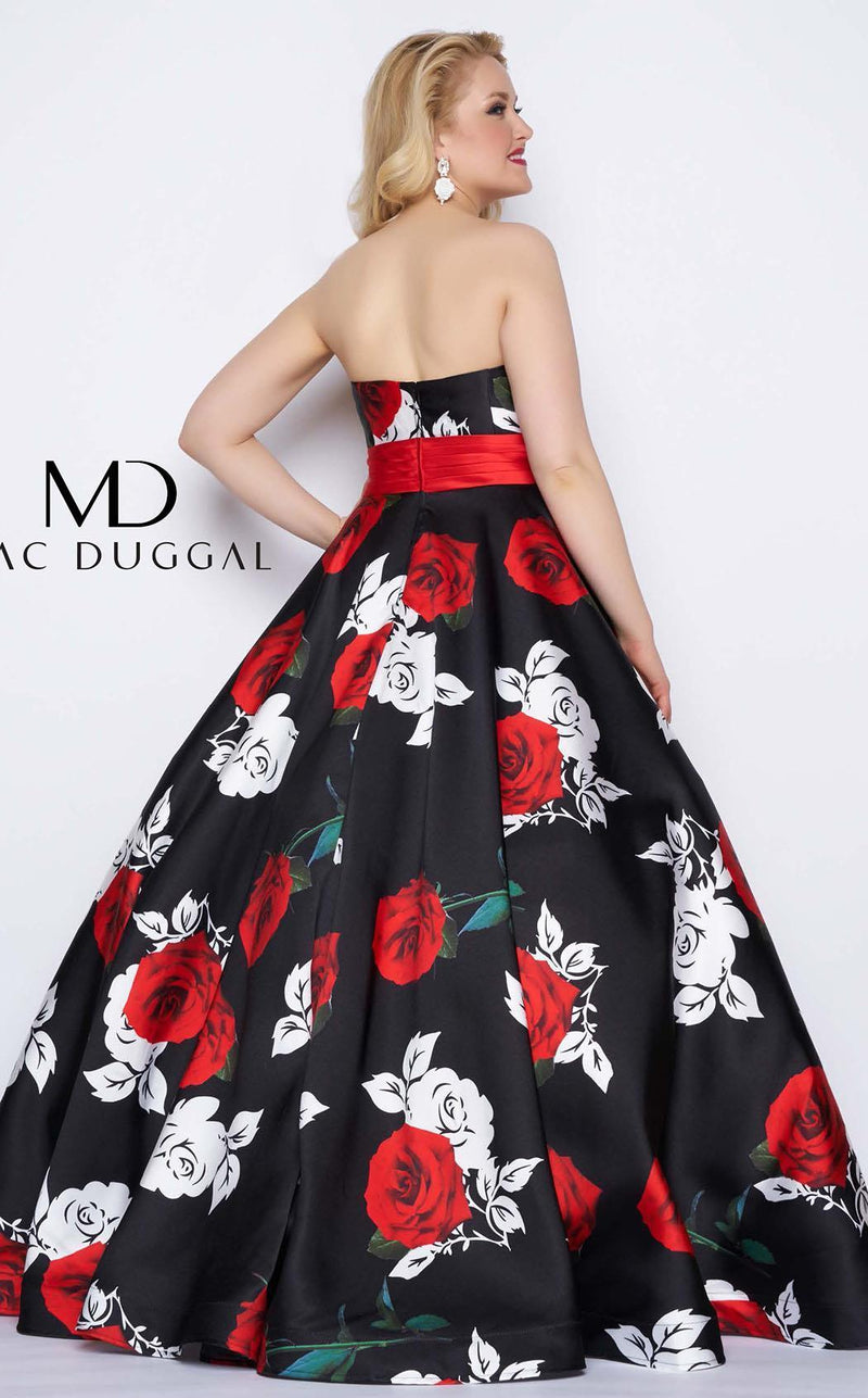 Mac Duggal 77192F Rose