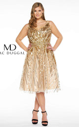 Mac Duggal 77209F Gold