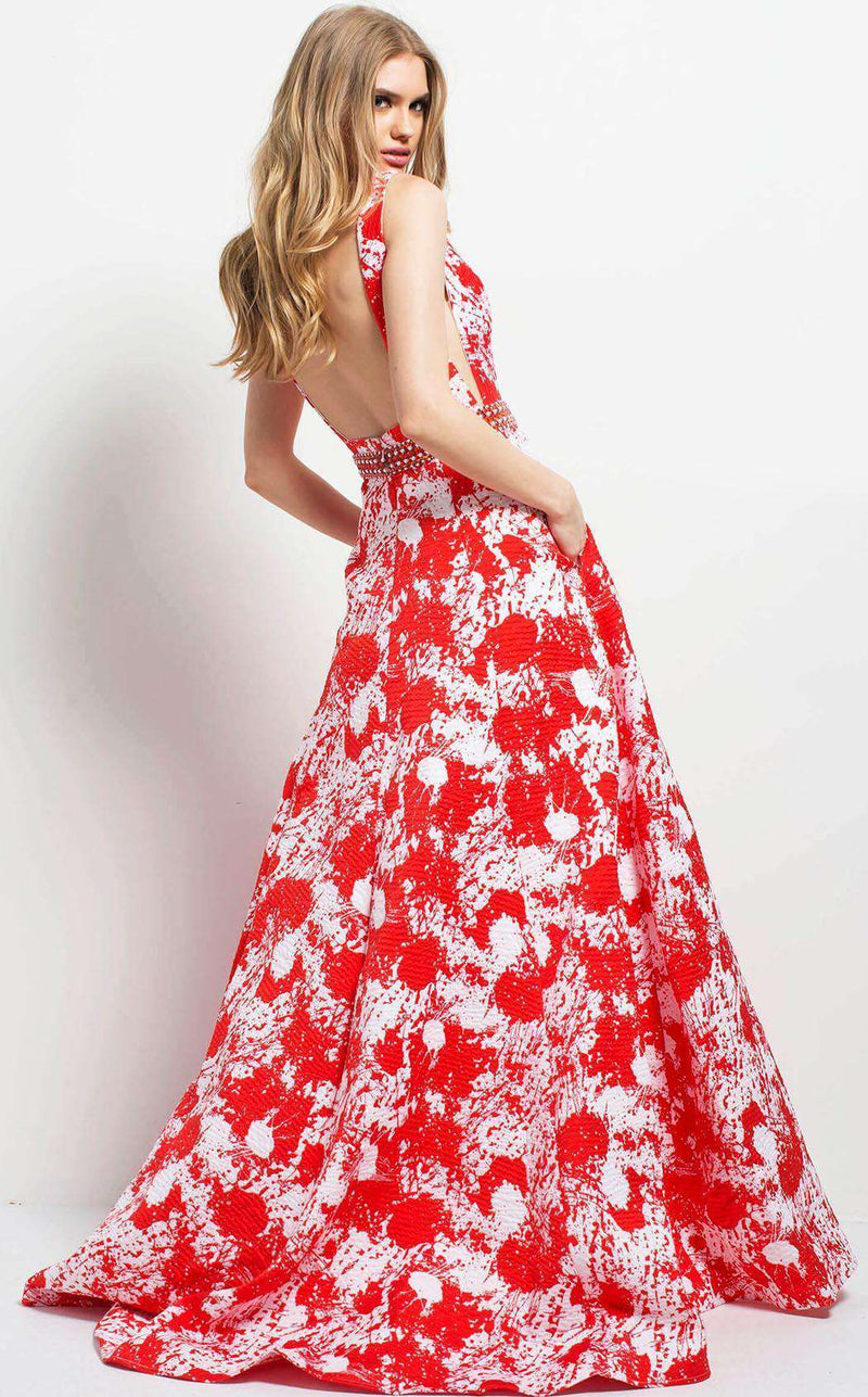 Jovani 48338 Red/White