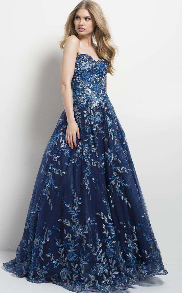 Jovani 49315 Navy Multi