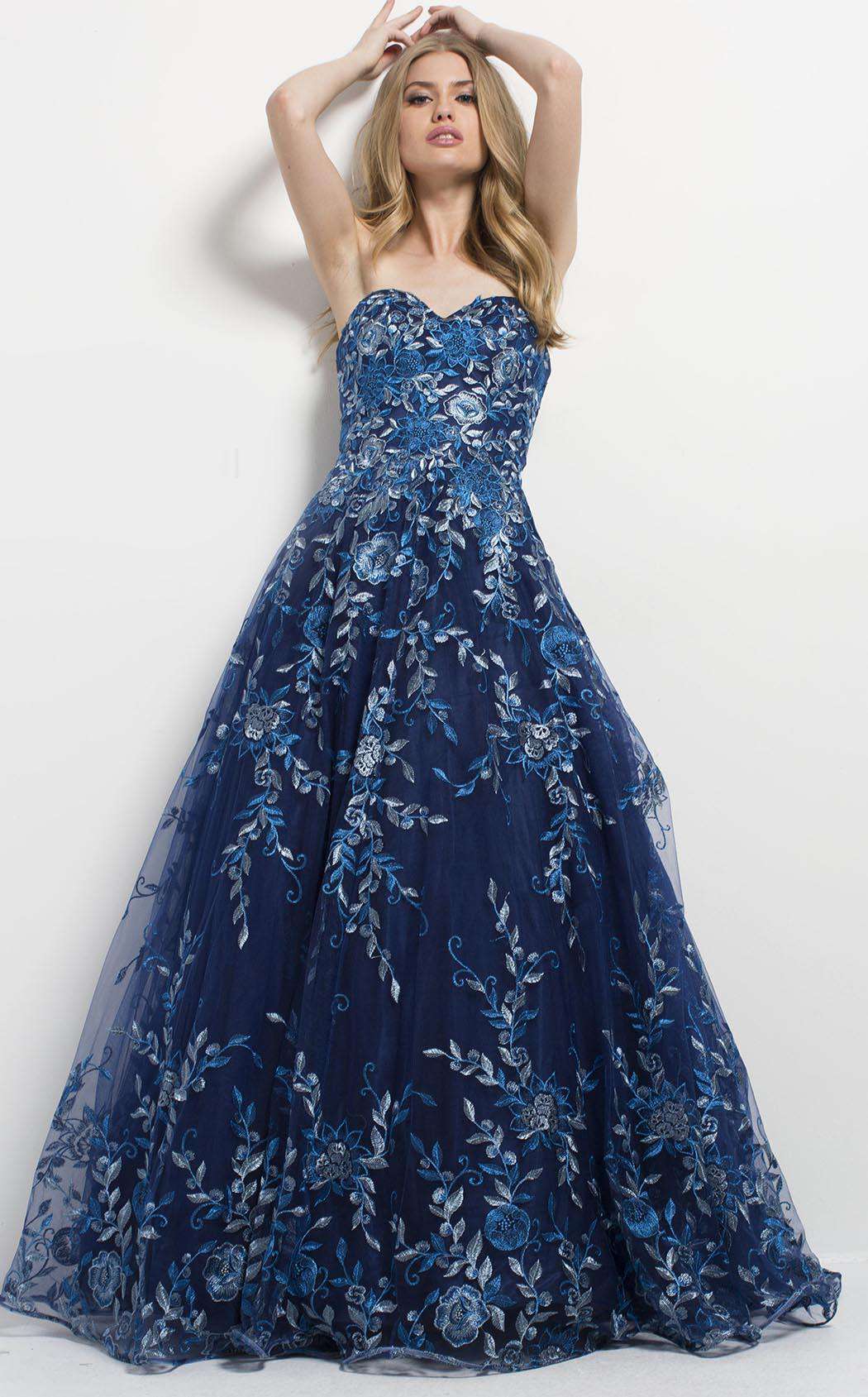 Jovani 49315 Navy Multi