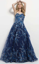 Jovani 49315 Navy Multi