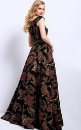 Jovani 49981 Black Multi
