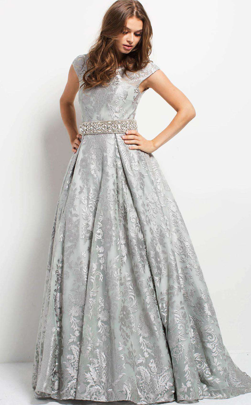 Jovani 50078 Gray