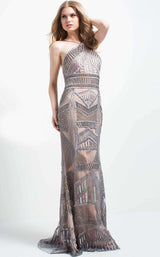 Jovani 50314 Gray/Nude