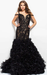 Jovani 50334 Black/Nude
