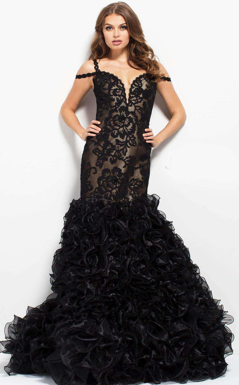 Jovani 50334 Black/Nude