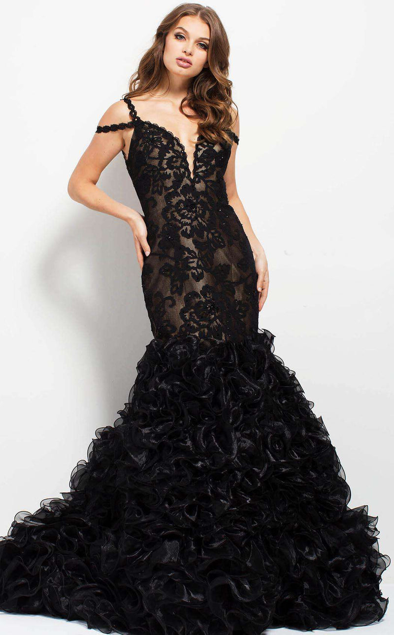 Jovani 50334 Black/Nude