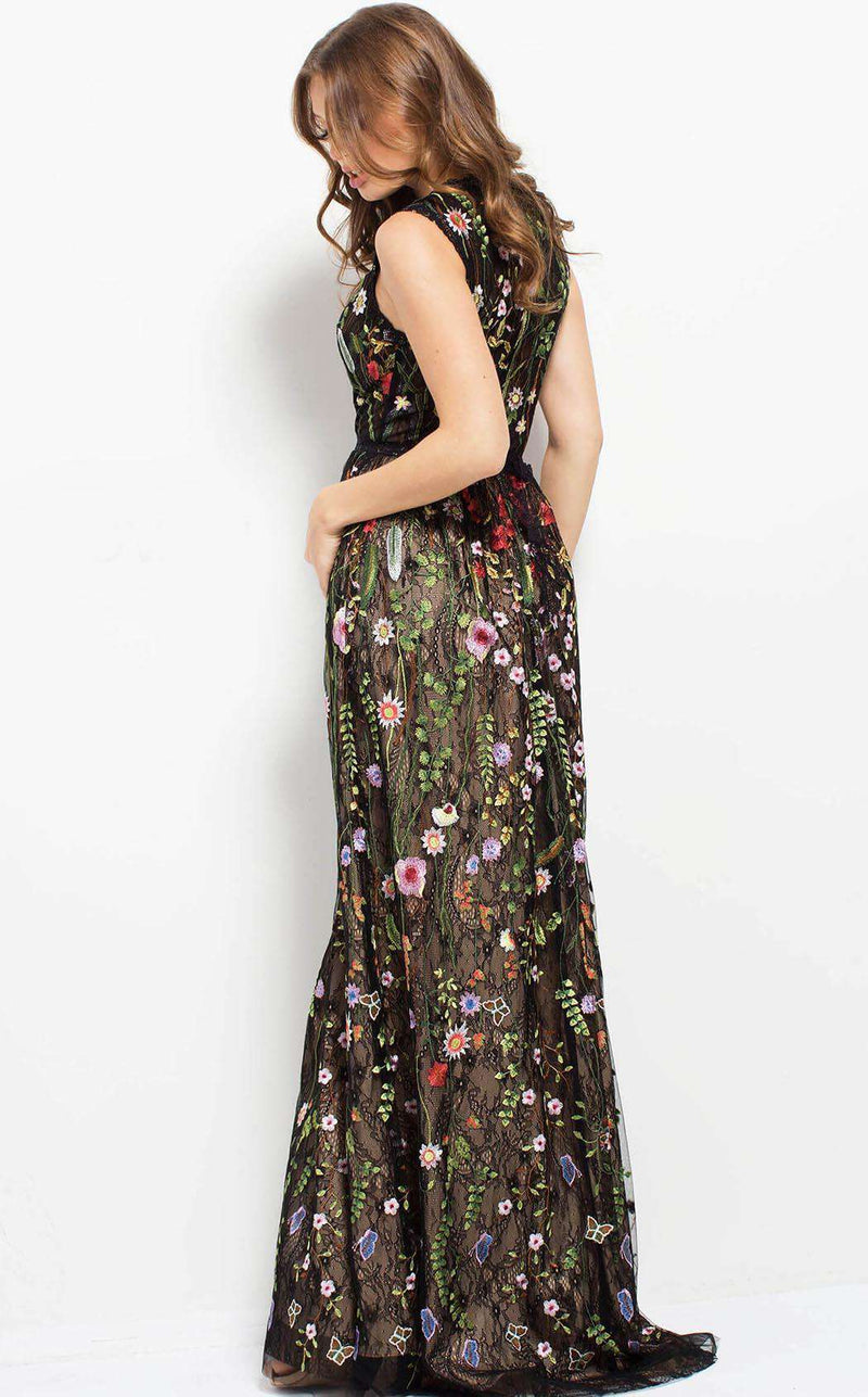 Jovani 50733 Black/Multi