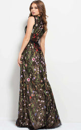 Jovani 50733 Black/Multi