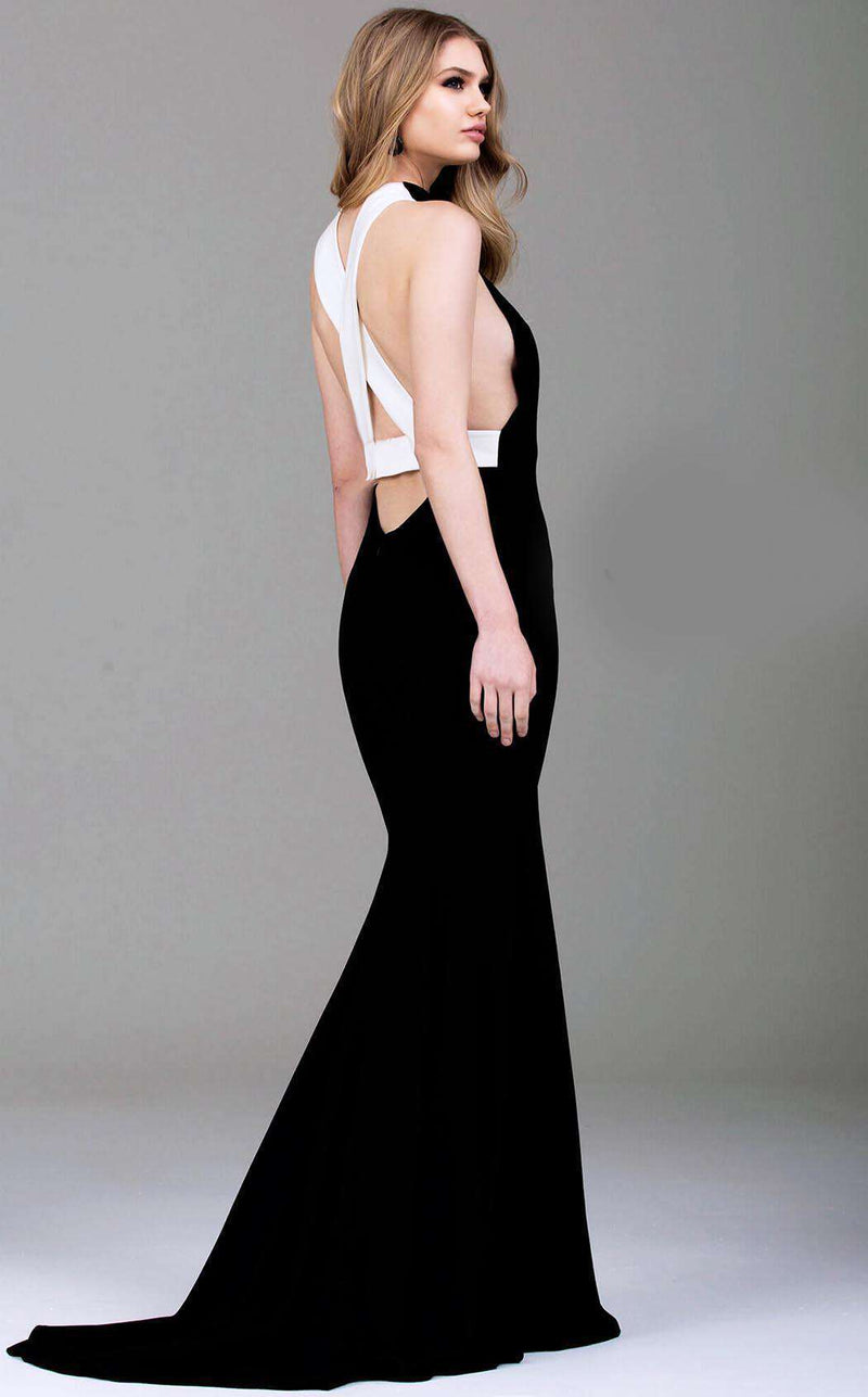 Jovani 50855 Black/White