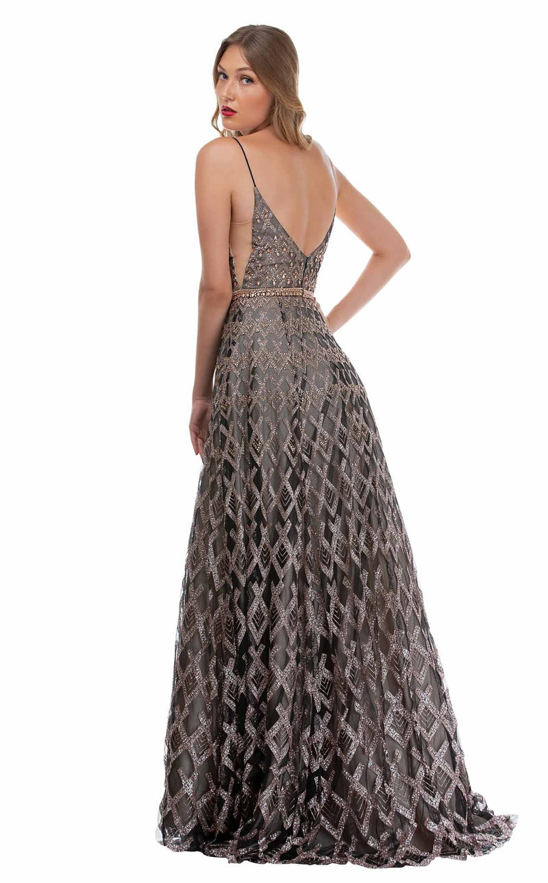 Nina Canacci 8191 Black-Rose-Gold