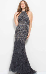 Jovani 51501 Charcoal