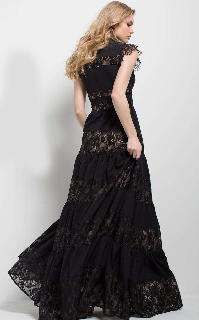 Jovani 51647 Black/Nude
