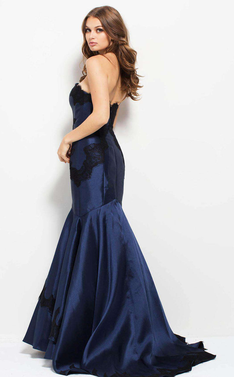 Jovani 51728 Navy/Black