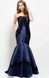 Jovani 51728 Navy/Black